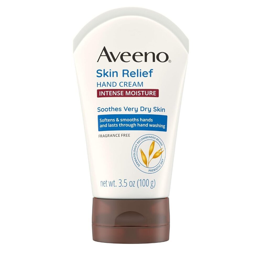 Skin Relief Intense Moisture Hand Cream with Soothing Prebiotic Oat for Dry and